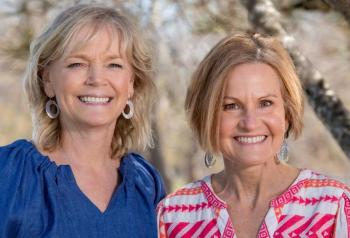 Charlene Orne and Deb Czuchra. (Photo courtesy Camden Public Library)