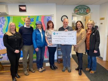 L-R: Kristin Heal, First Vice President, Pen Bay Council; Brian Wickenden, 2023 Pen Bay Council REALTOR of the Year; Mary Bumiller, MCBOR Director for the Maine Association of REALTORS Foundation; Cindy Harding, President, Pen Bay Council; Alan Kearl, Executive Director, Area Interfaith Outreach; Victoria Condon, President, Mid-Coast Board of REALTORS; Lynne Doble, Member at Large, Pen Bay Council. (Photo courtesy Mid-Coast Board of REALTORS) L-R: Kristin Heal, First Vice President, Pen Bay Council; Brian Wickenden, 2023 Pen Bay Council REALTOR of the Year; Mary Bumiller, MCBOR Director for the Maine Association of REALTORS Foundation; Cindy Harding, President, Pen Bay Council; Alan Kearl, Executive Director, Area Interfaith Outreach; Victoria Condon, President, Mid-Coast Board of REALTORS; Lynne Doble, Member at Large, Pen Bay Council. (Photo courtesy Mid-Coast Board of REALTORS)