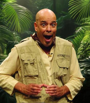 Antonio Rocha presenting Jungle Tales. (Photo courtesy Strand Theatre)