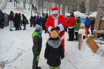 Santa returned from the North Pole for the Jan. 31 - Feb 2, 2025 festivities. (Photo by Lynda Clancy) (Photo by Lynda Clancy)