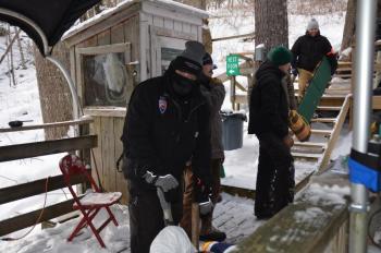 Chute Master and Toboggan Committee co-chair Stuart Young. (Photo by Lynda Clancy) (Photo by Lynda Clancy)