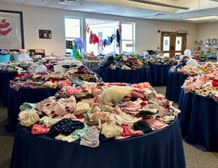 Baby Boutique, June 1, 2024 Community Baby Shower, Midcoast Maine Community Action. (Photo by Char Corbett)