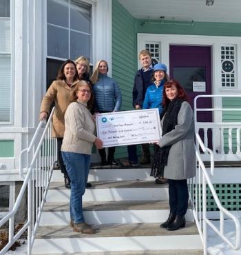 L-R: Joan LeMole, Development Director, New Hope Midcoast; Victoria Condon, President, Mid-Coast Board of REALTORS; Lynne Doble, Member at Large, Pen Bay Council; Kristin Heal, First Vice President, Pen Bay Council; Brian Wickenden, 2023 Pen Bay Council REALTOR of the Year; Mary Bumiller, MCBOR Director for the Maine Association of REALTORS Foundation; Cindy Harding, President, Pen Bay Council. (Photo courtesy Mid-Coast Board of REALTORS) L-R: Joan LeMole, Development Director, New Hope Midcoast; Victoria Condon, President, Mid-Coast Board of REALTORS; Lynne Doble, Member at Large, Pen Bay Council; Kristin Heal, First Vice President, Pen Bay Council; Brian Wickenden, 2023 Pen Bay Council REALTOR of the Year; Mary Bumiller, MCBOR Director for the Maine Association of REALTORS Foundation; Cindy Harding, President, Pen Bay Council. (Photo courtesy Mid-Coast Board of REALTORS)