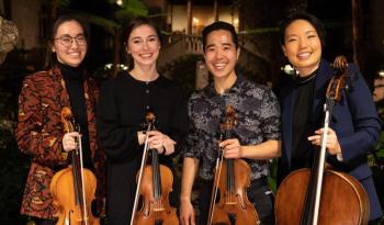 Rasa String Quartet. (Photo courtesy Bay Chamber)