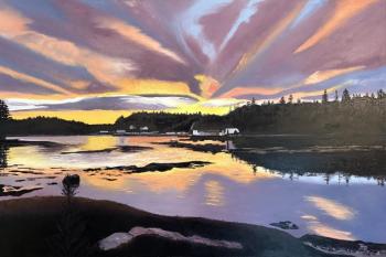 Harrington Cove, Light Show by Ruth Ryberg. (Photo courtesy Craignair Gallery)