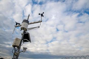 Weather monitoring equipment. Long-term weather data can help climatologists understand climate variability and inform techniques gardeners can use to build resilience. (Photo courtesy University of Maine Cooperative Extension)