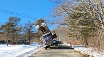 A dump truck