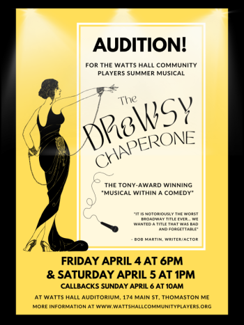 Audition poster