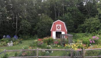 A Maine garden in Appleton. (Photo courtesy Merryspring Nature Center)