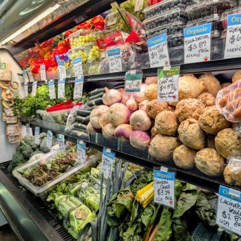 The produce case at the Good Tern Co-op in Rockland. (Photo courtesy Good Tern Co-op)