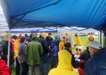Volunteers at the 2024 Rockland Harborside Cleanup. (Photo courtesy City of Rockland)