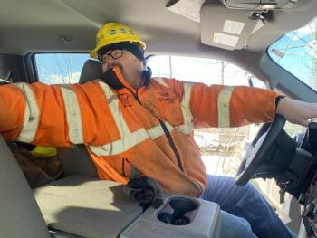   Stretches for Limber Loggers is a new resource developed by woods workers and Maine AgrAbility to help loggers keep their bodies in good working order. (Photo courtesy University of Maine and UMaine Cooperative Extension)