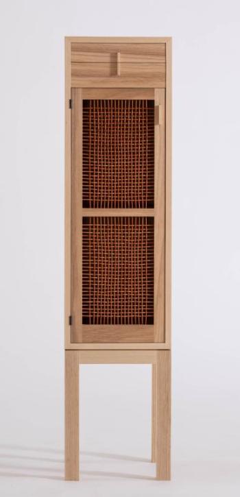 Audrey Kasinger, Wardrobe, 69”x22”x18”. (Photo by Lin Elkins)