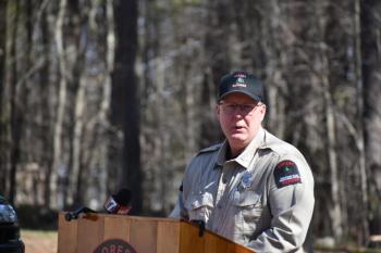 Robby Gross, Chief Forest Ranger, Maine Forest Service. (Photo by Sarah Thompson)