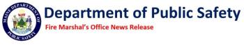  Fire Marshal's Office press release