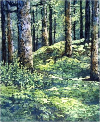 "Forest Carpet" by Erica Qualey. (Photo courtesy The Craignair Gallery)