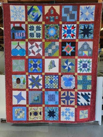 2023 Union Fair Raffle Quilt, (Photo courtesy Rick Butler)