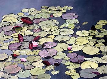 Molly Mugler, Lily Pads, Art Space Gallery. (Photo courtesy David Troup)