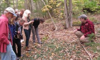 A recent ecology walk at Merryspring. (Photo courtesy Merryspring Nature Center)