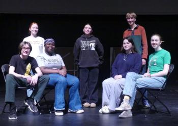 (Photo courtesy Camden Hills Regional High School) Willy Wonka, the Bucket Family (Photo courtesy Camden Hills Regional High School)