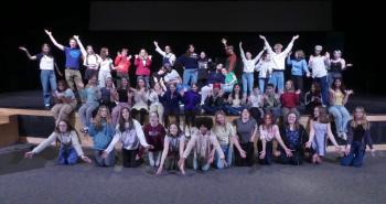 Willy Wonka full cast (Photo courtesy Camden Hills Regional High School) (Photo courtesy Camden Hills Regional High School)