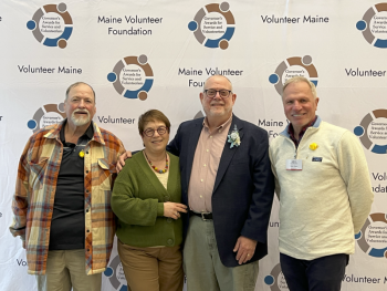 Rob Holloway (AIO Market Director), Felicia and David Feldman, Alan Kearl (AIO Executive Director). (Photo courtesy Alan Kearl)