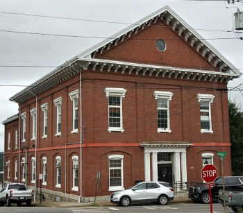 The building where the Waldo County Registry of Deeds is maintained. 
