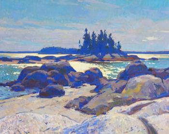 Colin Page, After Glow, oil on canvas, 36x48" (Image courtesy Page Gallery)