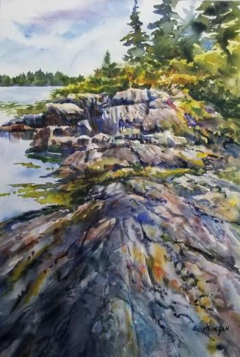 Coastal Ledge - Heinzen. (Photo courtesy Maine Coastal Islands National Wildlife Refuge Visitor Center)
Coastal Ledge - Heinzen. (Photo courtesy Maine Coastal Islands National Wildlife Refuge Visitor Center)