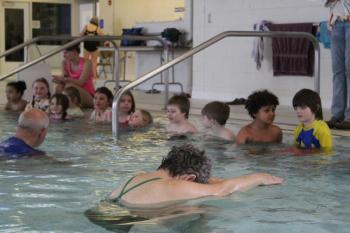 First Grade Swim. (Photo courtesy Waldo County YMCA)