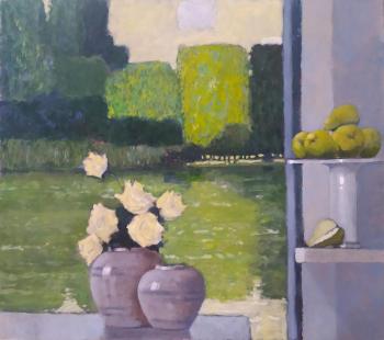 Giacomo Mazzari, Window on the Pond (Image courtesy Carver Hill Gallery) Giacomo Mazzari, Window on the Pond
