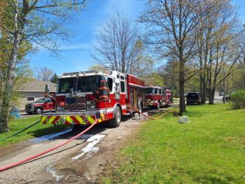 (Photo by Sarah Shepherd) Rockport fire truck