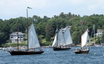 Maritime history is made each June with the return of Boothbay Harbor's Windjammer Days, June 22- 28 this year. Got reservations? File photo