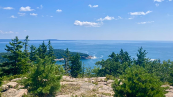 Acadia National Park's mountains and water