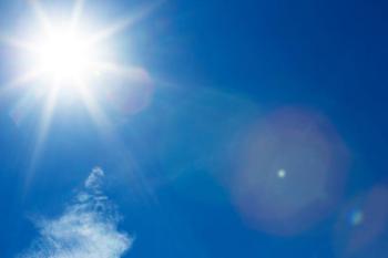 sun shining 