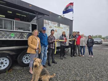 From left to right: Kara George, Bill Hahn, Ang Setiawan, Rei Nugraha, Yoshi Yustofa, Chris Rector, Kendray Rodriguez, and Sandy Moore. (Photo by Alan Blake)