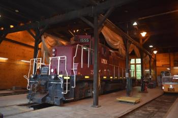 The cement for the Roundhouse floor was poured in 1912. Railroad service came to Knox County in the 1870s. (Photo by Sarah Thompson)