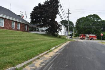 Parking on Lisle Street? Not sure. Some key lines disappeared during recent paving. (Photo by Sarah Thompson)