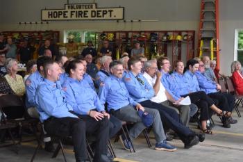 Members of the Hope Volunteer Fire Dept. (Photo by Sarah Thompson)