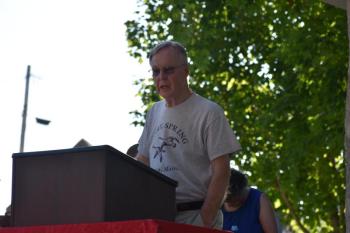 Jeff Nims, president of the Union Historical Society. (Photo by Sarah Thompson)