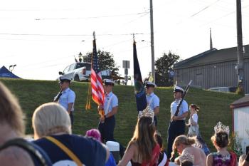 Color Guard. (Photo by Sarah Thompson)