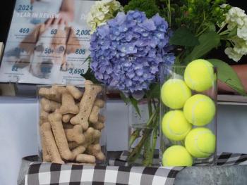 Display at entrance of the PAWS Gala. (Photo courtesy PAWS Animal Adoption Center)
