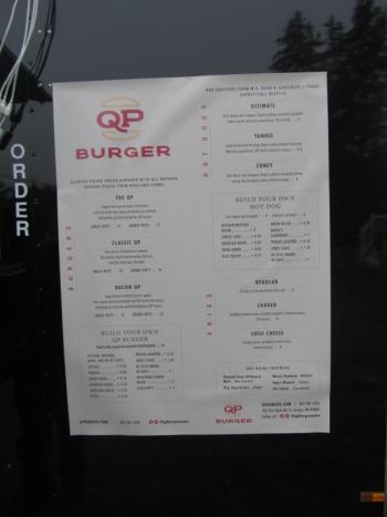 The menu. (Photo by Kay Stephens)