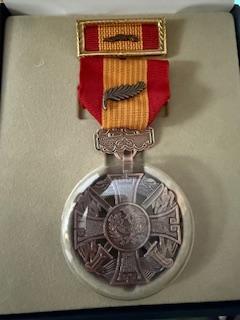 A medal that Danny received from his time in the Navy. 