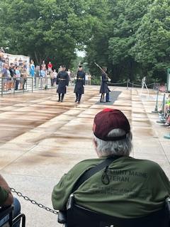 At the Tomb of the Unknown Soldier. (Photo courtesy Danny Swindler/Dawn Bailey)