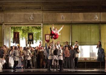 A scene from Tchaikovsky's "Eugene Onegin." (Photo by Ken Howard / Met Opera)