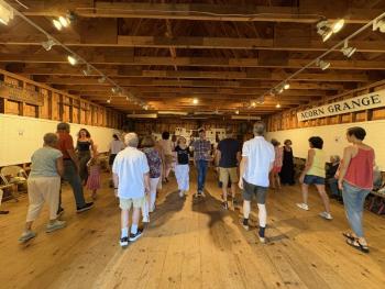 Dancers strut their stuff during a previous barn dance. (Photo courtesy Karin Strong)
