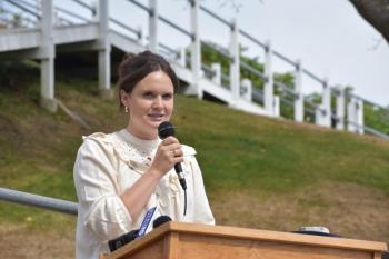 Molly Doyle. Staff Assistant for Congresswoman Chellie Pingree. U.S. House of Representative. (Photo by Sarah Thompson)