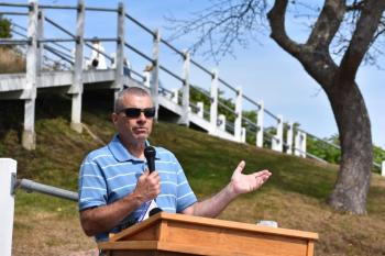 Bob Trapani, Jr. Executive Director, American Lighthouse Foundation. (Photo by Sarah Thompson)