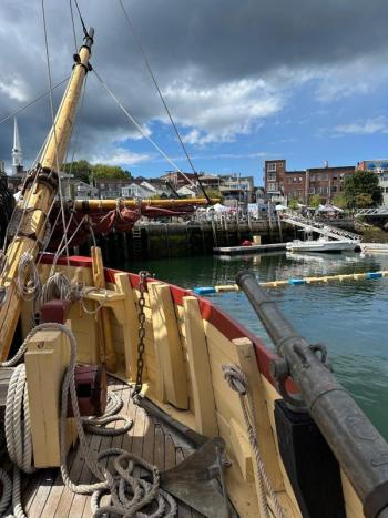 Camden Windjammer Festival, Camden Harbor. (Photo courtesy Anita Brosius-Scott)